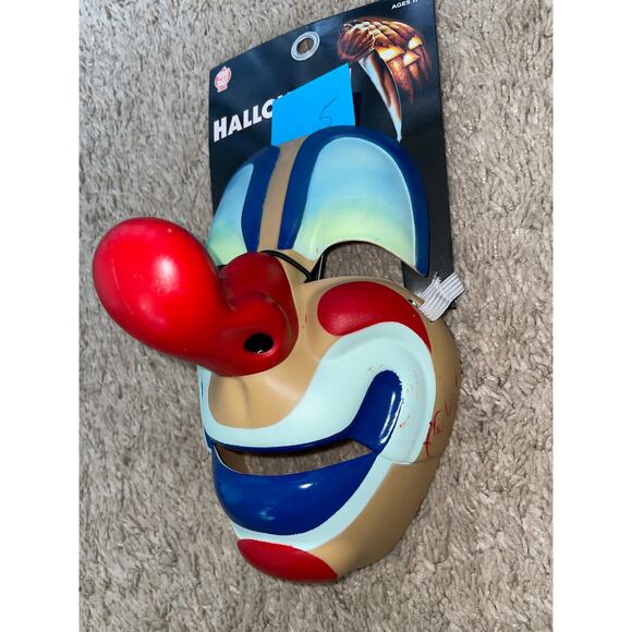 tots Halloween 1978 Young Michael Myers Clown Mask FLAWS New - Picture 4 of 5